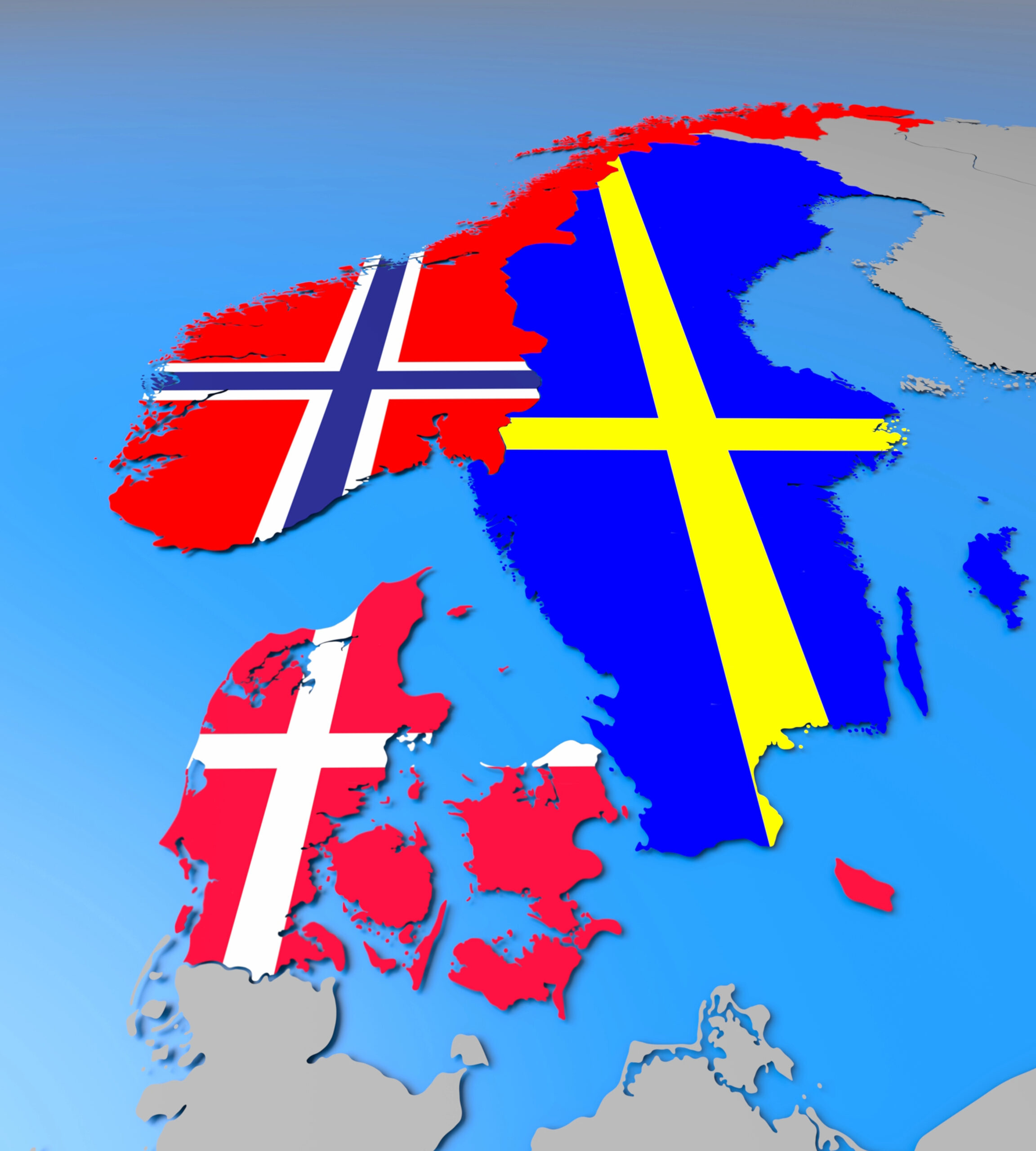 map of scandinavia