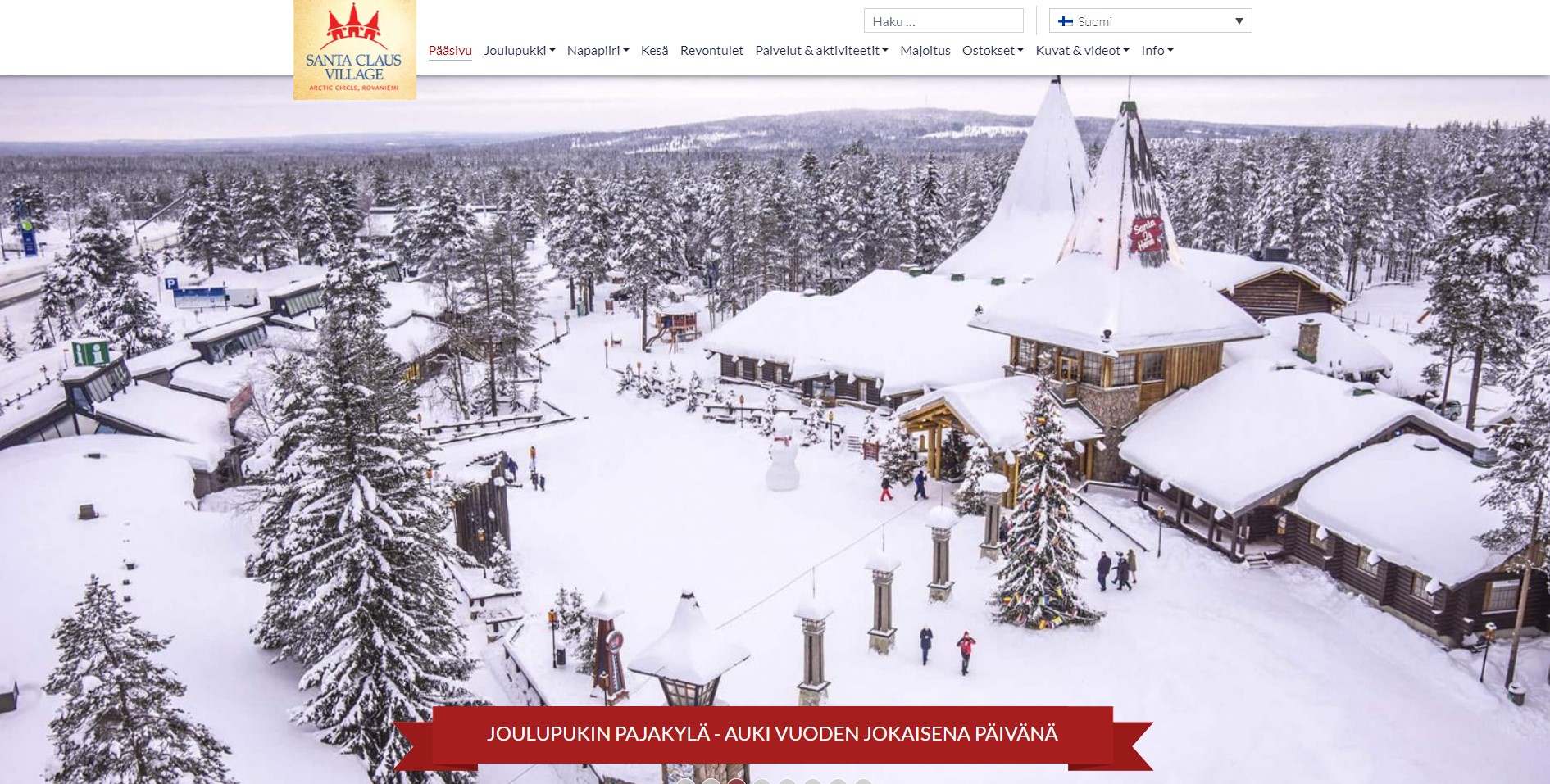 Santa Claus village in Finland