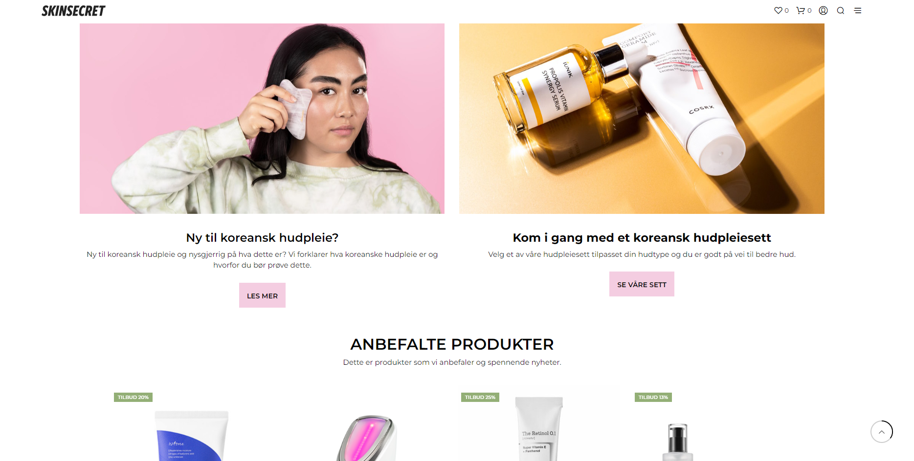 Skinsecret - Korean skin care shop in Norway