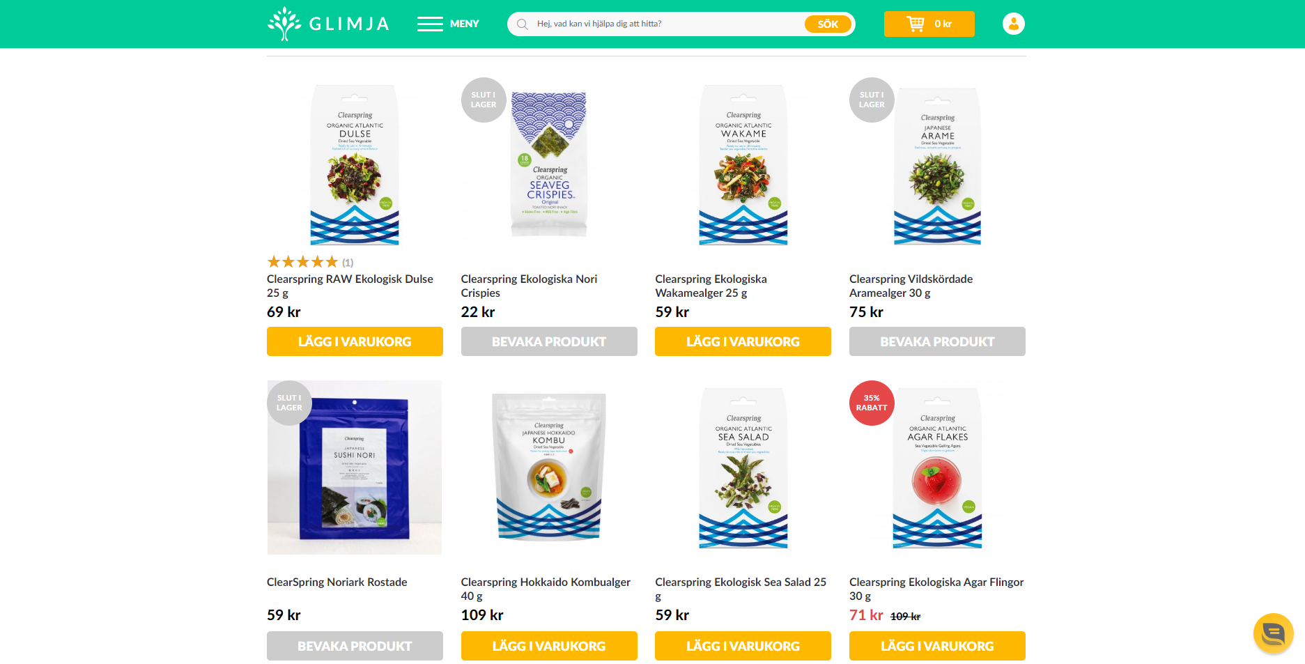 glimjacom selling Japanese organic goods from Clearspring